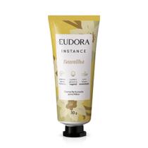 Creme Hidratante para Mãos Perfumado de Baunilha 30g Secagem Rápida Eudora Instance