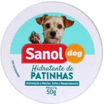 Creme Hidratante para Patinhas de Cães 50g Sanol Dog