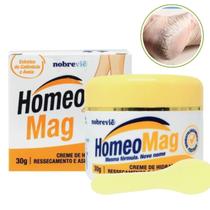 Creme Hidratante Rachadura nos Pés Mãos Cotovelo Calcanhar Ressecado Rachado Fissura Homeomag Homeopast Nobrevie 30g Podologia - NOBREVIÉ