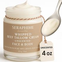 Creme hidratante Seraphime, sebo de carne batida, 120 ml, sem perfume