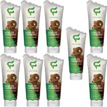 Creme Hidratante Tradicional Fashion Sebo de Carneiro Bisnaga 200ml Kit 9