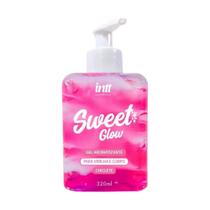 Creme Hidratante Virilha, Beijável Sweet Glow 320ML Sabor Chiclete 2 em 1 GEL CREME