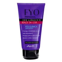 Creme Iluminador Fyo Profissional 3D Realce da Cor, Pós-Química, Loiro Radiante 80ml - Jequiti