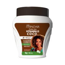 Creme Inoar Poder das Vitaminas Coco 1kg Creme Inoar Poder das Vitaminas Coco 1kg