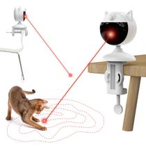 Creme interativo a laser Cat Toy Potaroma Smart Sensor branco Creme interativo a laser Cat Toy Potaroma Smart Sensor branco
