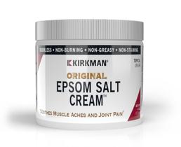 Creme Kirkman Epsom Salt 120 ml sem glúten, sem caseína Creme Kirkman Epsom Salt 120 ml sem glúten, sem caseína