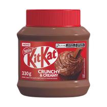 Creme Kit Kat Crunchy & Creamy Chocolate - com Pedaços de Wafer 330g Creme Kit Kat Crunchy & Creamy Chocolate - com Pedaços de Wafer 330g