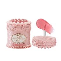 Creme labial Flower Knows Strawberry Cupid Cake, batom líquido fosco e aveludado, corante labial hidratante, à prova de manchas e sem manchas (V05 Pineberry, 0,17 fl oz)