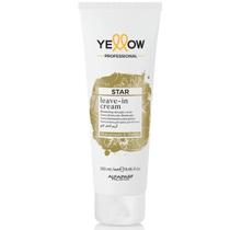 Creme Leave-in Iluminador Star Yellow 250ml Alfaparf Controla Efeito Crespo Brilhante Leve e Desembaraçante