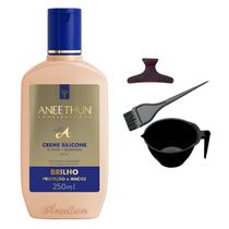 Creme Leave Silicone Aneethun Linha A 250ml+Cumbuca/Presilha