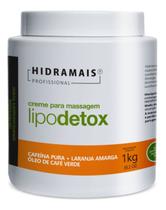 Creme Lipodetox Cafeína Pura Laranja Amarga Hidramais 1kg