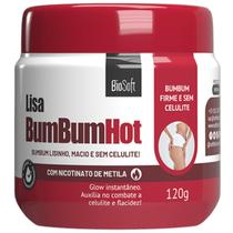 Creme Lisa BumBum Hot BioSoft Anticelulite Flacidez Firmeza Termogenico Glow Instantaneo 120g Creme Lisa BumBum Hot BioSoft Anticelulite Flacidez Firmeza Termogenico Glow Instantaneo 120g