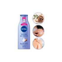 Creme Loção Corporal Nívea Soft Milk 400ml Toque Macio e Aveludado