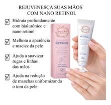 Creme Luvas De Retinol Para Mãos Anti Manchas Rugas 30g