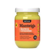 Creme Manteiga de Karité com Ceramidas para Cabelos Ressecados Tratamento Capilar 220g Soft Hair