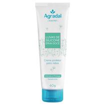 Creme Mãos Luvas De Silicone Erva Doce Hidrata Agradal 60g