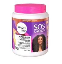 Creme Máscara 2x1 Salon Line Super Óleos 1Kg