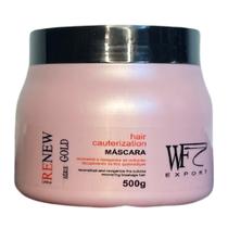 Creme Mascara Cabelos Danificado Poroso Ressecado Ponta Dupla Hidratação Reconstrução WF Renew 500g