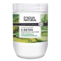 Creme Massagem C-Detox D'água Natural 650g Dia a Dia - DAGUA NATURAL