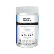 Creme Massagem Corporal Neutro S/ Perfume 1Kg D'agua Natural