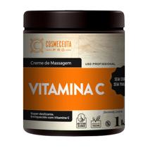 Creme Massagem Corporal Vitamina C Vegano Cosmeceuta 1kg