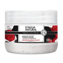 Creme Massagem Pimenta Negra D'água Natural 300g Dia a Dia