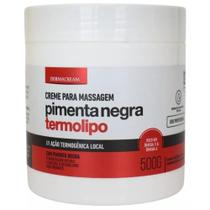 Creme Massagem Redutor Medidas Pimenta Negra Dermacream 500g Creme Massagem Redutor Medidas Pimenta Negra Dermacream 500g