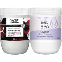 Creme Massagem SPA Lavanda+Creme Pimenta Negra DAgua Natural