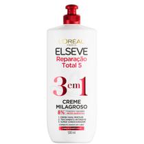 Creme Milagroso Elseve Reparação Total Loreal Paris 3 em 1 500ml
