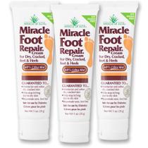 Creme Miracle of Aloe Miracle Foot Repair 30 ml (pacote com 3)