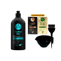 Creme Modelador Haskell Cachos Sim 500ml +Cumbuca/Sachê