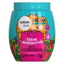 Creme Multifuncional 3 em 1 Salon Line Hidra Cachinhos Kids com Cheirinho de Melancia 1kg Creme Multifuncional 3 em 1 Salon Line Hidra Cachinhos Kids com Cheirinho de Melancia 1kg
