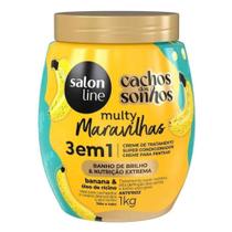 Creme Multy Maravilhas Banana & Óleo De Rícino 1kg - Salon Line