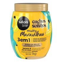 Creme Multy Maravilhas Banana & Óleo De Rícino 1kg - Salon Line