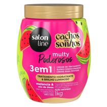 Creme Multy Poderosos Melancia & Mix De Óleos 1kg - Salon Line Creme Multy Poderosos Melancia & Mix De Óleos 1kg - Salon Line