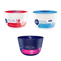 Creme Nivea Facial Nutritivo+antissinais+anti-idade Noturno