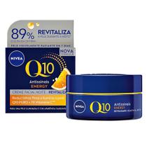 Creme Nivea Q10 Energy Vitamina C Noturno Antiidade Antioxidante 50g
