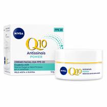 Creme Nivea Q10 Power Dia FPS30 Pele Mista E Oleosa 50g Creme Nivea Q10 Power Dia FPS30 Pele Mista E Oleosa 50g