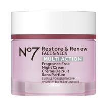 Creme Noturno para Rosto e Pescoço No7 Restore & Renew 50 ml