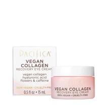 Creme Pacifica Beauty de colágeno vegano durante a noite 15 mL