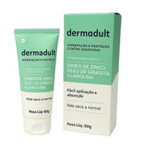 Creme Para Assaduras ADULTO Uso Diário Fácil Aplicação e Absorção Dermadult 50g