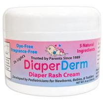Creme para assaduras DiaperDerm 8 onças para pele delicada do bebê