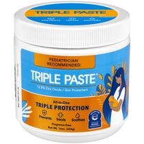 Creme para assaduras, pasta tripla, 473 ml, tubo de óxido de zinco