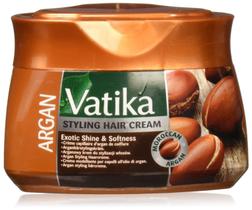 Creme para cabelo Dabur Vatika Naturals Hidratante 210 ml com Argan