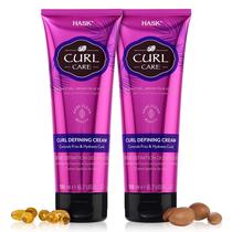 Creme para cabelo HASK Curl Care Defining Cream, pacote de 2 peças