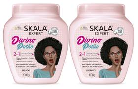 Creme para cabelo SKALA Divino Potao, pacote com 2 unidades, 960 ml