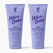 Creme para Cabelo V&Co Wave Babe Kit com 2 unidades 354 ml Anti-Frizz Creme para Cabelo V&Co Wave Babe Kit com 2 unidades 354 ml Anti-Frizz