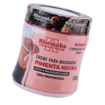 Creme para corpo Rhenuks Cosmético Massagem Pimenta Negra