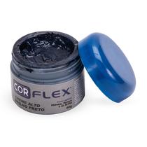 Creme Para Couros Alto Brilho Cor Flex - Preto