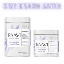 Creme Para Drenagem Linfática da Raavi 500g ou 1kg
